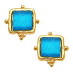 Load image into Gallery viewer, MADELINE STUDS - CARIBBEAN BLUE
