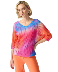 TIE-DYE PERFORATED TOP