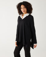 Load image into Gallery viewer, Catalina V-Neck Sweater - Black
