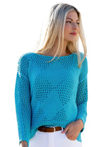 Load image into Gallery viewer, CROCHET TOP AND TANK - AQUA
