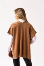 Load image into Gallery viewer, CAP SLEEVE CARDIGAN - Camel
