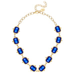 Load image into Gallery viewer, COLLINS TENNIS NECKLACE - COBALT BLUE
