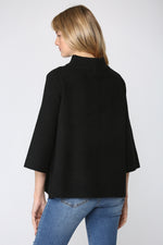 Load image into Gallery viewer, MOCK NECK SWEATER - Black

