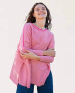 Load image into Gallery viewer, Catalina Contrast Sweater - Sugar Pink
