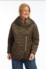 Load image into Gallery viewer, QUILTED JACKET - Olive
