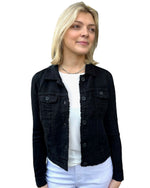 Load image into Gallery viewer, LINEN JACKET - Black
