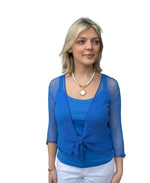 Load image into Gallery viewer, COTTON CAMISOLE - ROYAL BLUE
