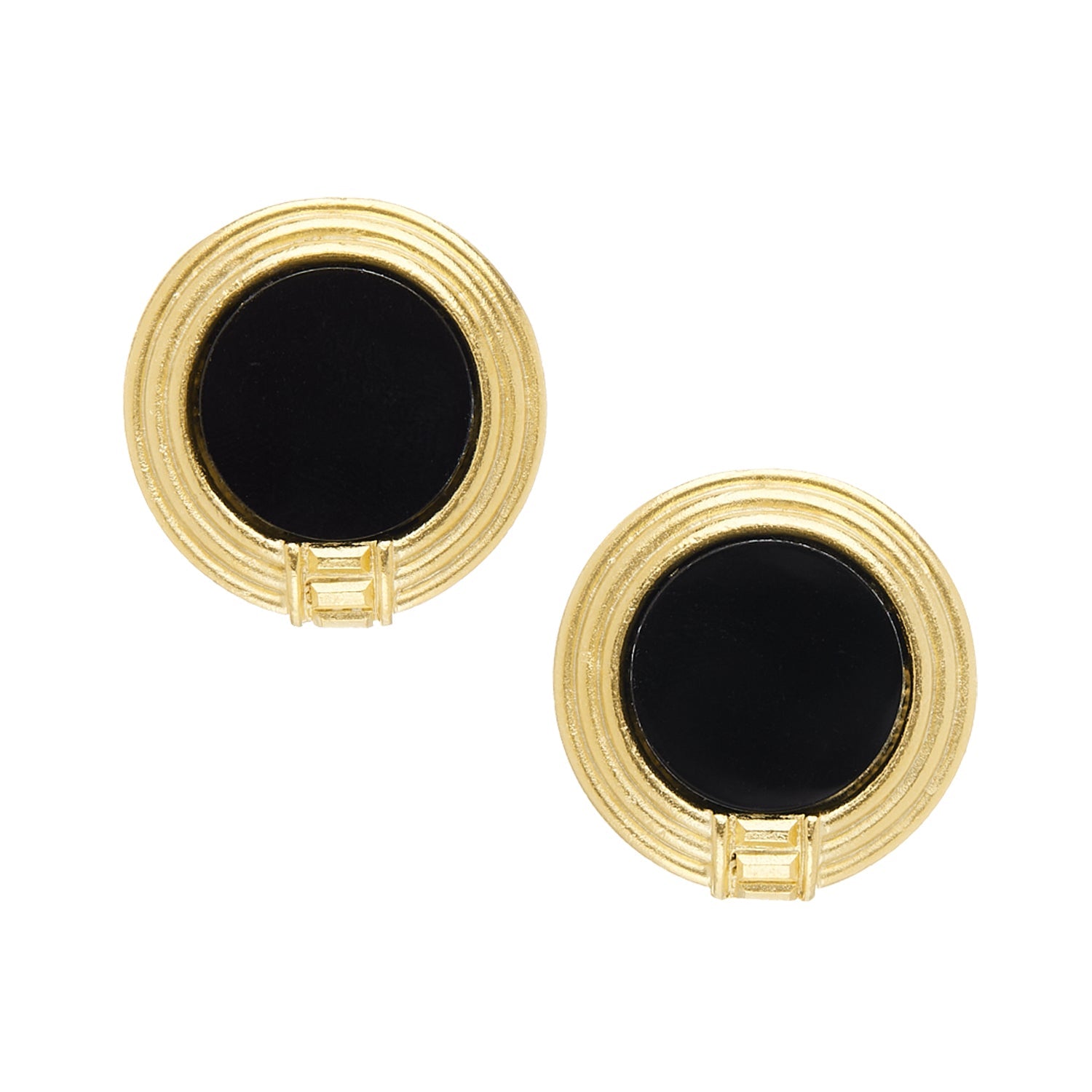 ROMA STUDS - BLACK ONYX