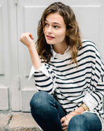 Load image into Gallery viewer, Catalina Sweater - Navy Stripes
