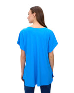 Load image into Gallery viewer, COWL NECK TOP - French Blue
