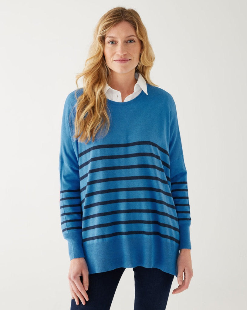 Amour Sweater - Azur Navy Stripe