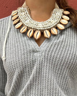 Load image into Gallery viewer, COWRIE COLLAR NECKLACE - 8
