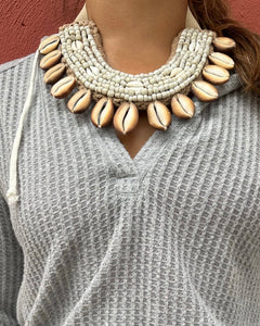 COWRIE COLLAR NECKLACE - 8