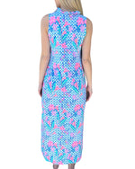 Load image into Gallery viewer, RUFFLE COLLAR MAXI DRESS - Island Paradise
