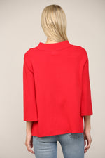 Load image into Gallery viewer, MOCK NECK SWEATER - Red
