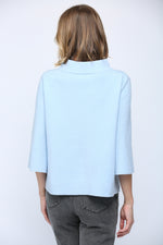 Load image into Gallery viewer, MOCK NECK SWEATER - Baby Blue
