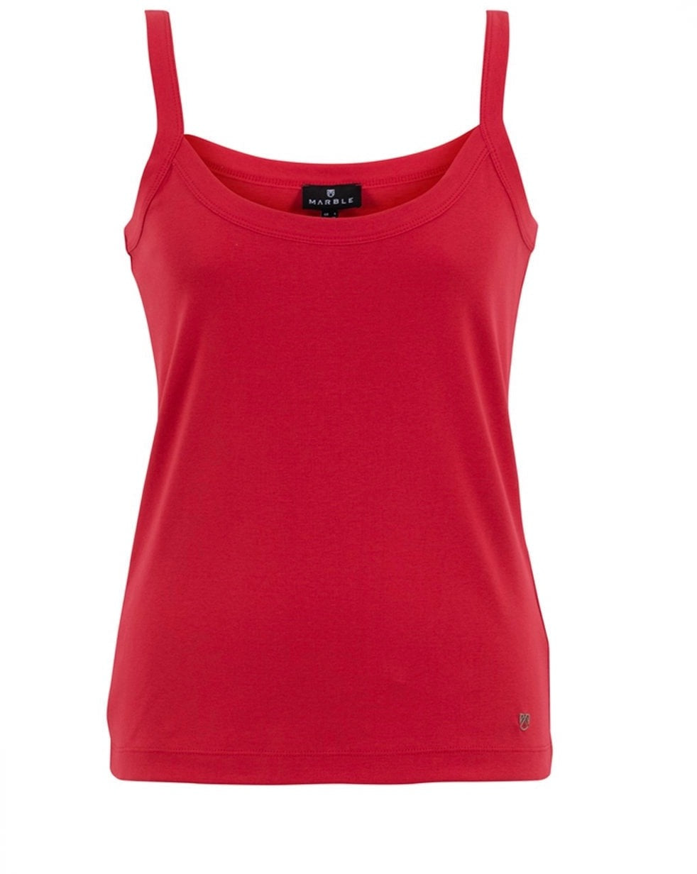 COTTON CAMISOLE - RED