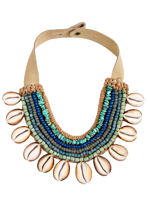 COWRIE COLLAR NECKLACE - 11