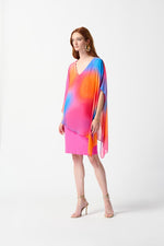 Load image into Gallery viewer, GRADIENT CHIFFON OVERLAY DRESS
