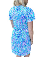 Load image into Gallery viewer, RUFFLE SLEEVE DRESS - Pastel Floral
