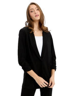 Load image into Gallery viewer, GATHERED SLEEVE BLAZER - Black
