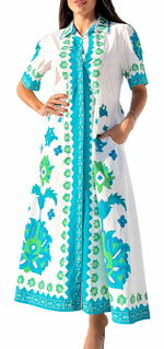 Load image into Gallery viewer, CHELSEA DRESS | IZNIK WHITE
