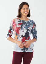 Load image into Gallery viewer, 3/4 SLEEVE TEE - Leaf Pile
