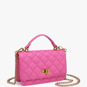 BALI QUILTED CROSSBODY - Pink