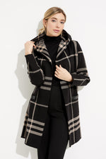 Load image into Gallery viewer, PLAID HOODED JACKET
