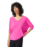 Load image into Gallery viewer, SILKY KNIT BOXY TOP - Ultra Pink
