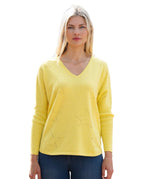 Load image into Gallery viewer, STAR SWEATER - YELLOW
