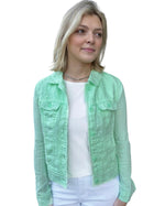 Load image into Gallery viewer, LINEN JACKET - Mint
