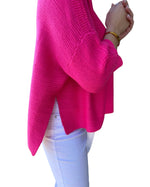 Load image into Gallery viewer, BOHO SWEATER - Pink Crush

