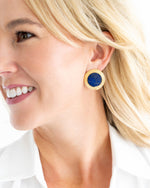 Load image into Gallery viewer, ROMA STUDS - BLUE LAPIS
