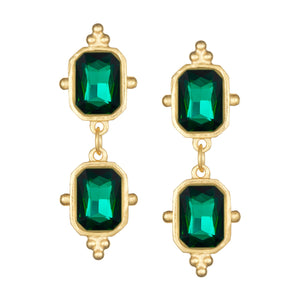 COLLINS HIGHBALL EARRINGS - EVERGREEN