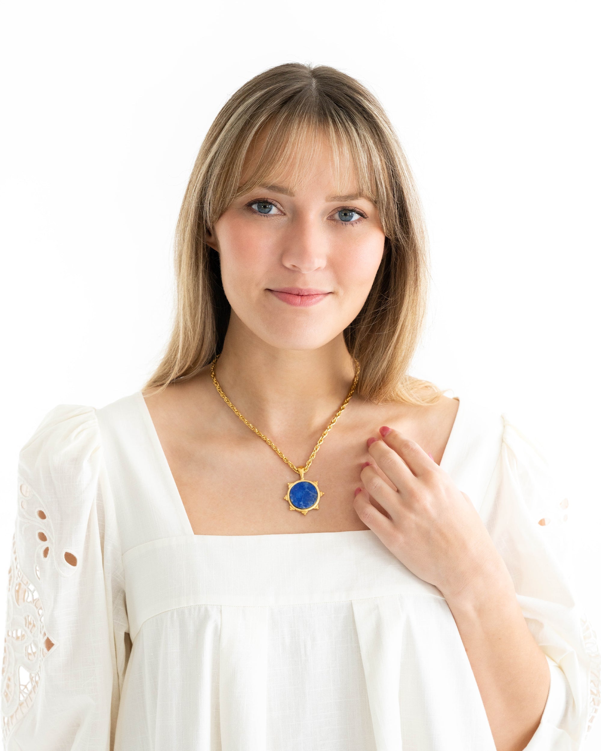 FLORENCE STONE NECKLACE - BLUE LAPIS