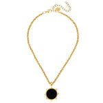 Load image into Gallery viewer, FLORENCE STONE NECKLACE - BLACK ONYX
