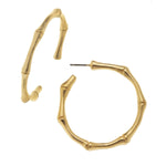 Load image into Gallery viewer, BAMBOO HOOPS - Gold
