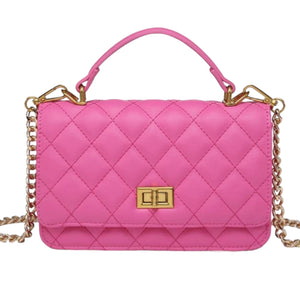 BALI QUILTED CROSSBODY - Pink