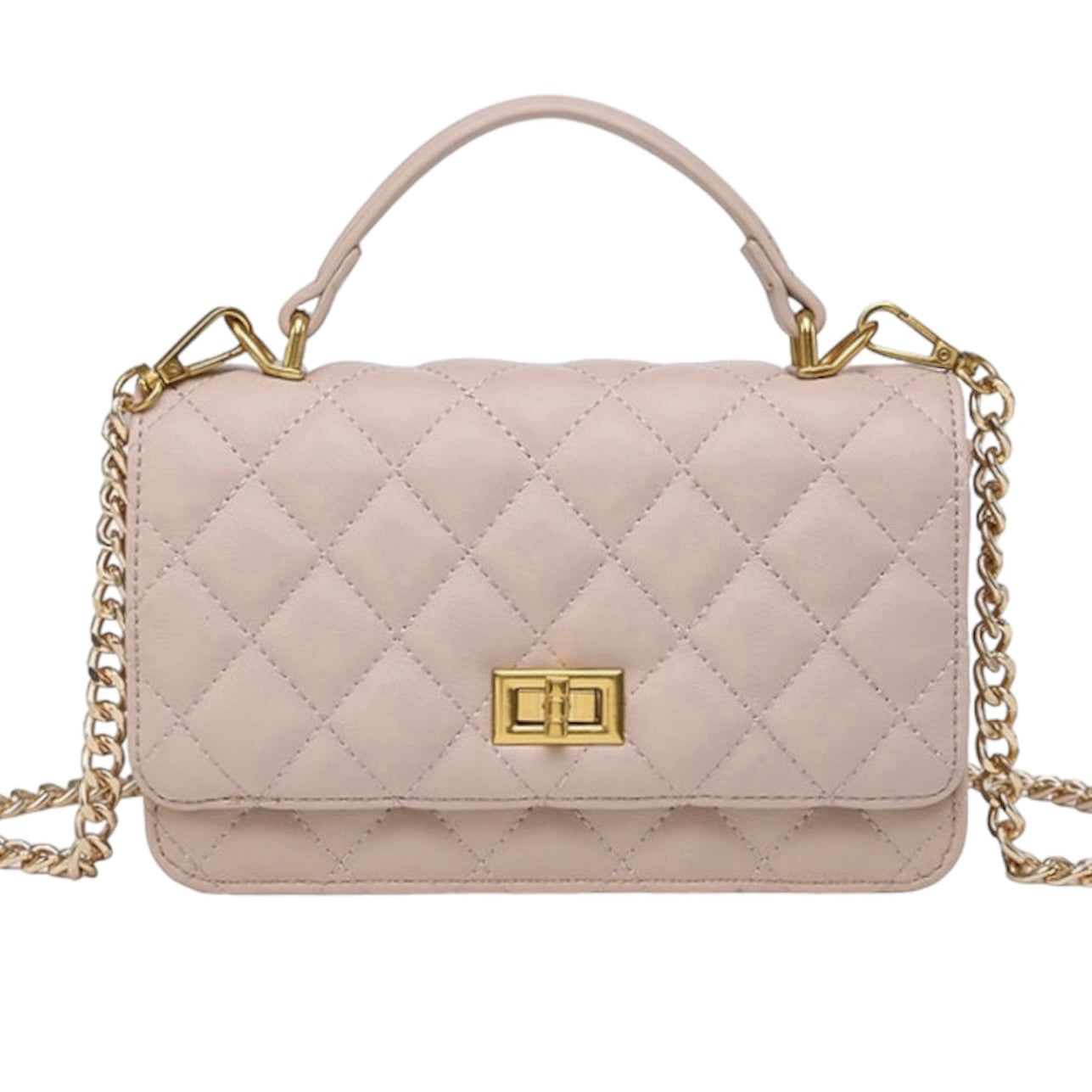 BALI QUILTED CROSSBODY - Sand