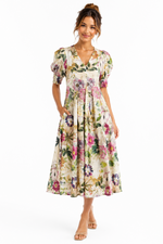 Load image into Gallery viewer, Montauk Botanical Print Dress

