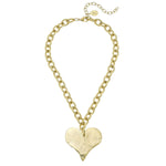 Load image into Gallery viewer, GOLD HEART NECKLACE
