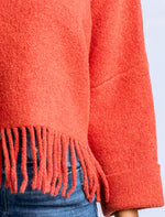 Load image into Gallery viewer, SACHI 'AJA' SWEATER-TANGERINE GLOW
