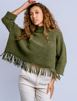 Load image into Gallery viewer, SACHI 'AJA' SWEATER-OLIVE
