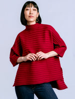 Load image into Gallery viewer, TERESA TUNIC-CHERRY RED
