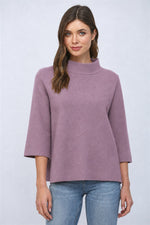 Load image into Gallery viewer, Mockneck-Dusty Rose
