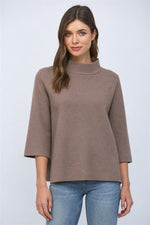 Load image into Gallery viewer, Mockneck-Dusty Brown
