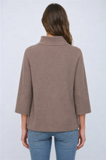 Load image into Gallery viewer, Mockneck-Dusty Brown
