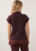 Load image into Gallery viewer, FDJ- Cap Sleeve Sweater in Fig
