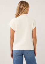 Load image into Gallery viewer, FDJ- Cap Sleeve Sweater in Cream
